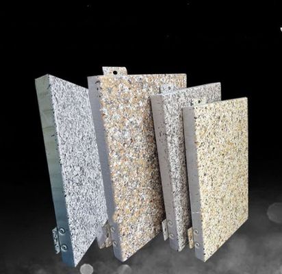 Easy Installation Wood Grain Marble Aluminum Veneer