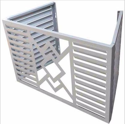Customized Thickness And Air Conditioner Outer Hood Aluminum Veneer Easy Installation