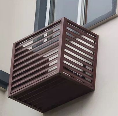 Customized Air Conditioner Outer Hood Aluminum Veneer Customized As Required