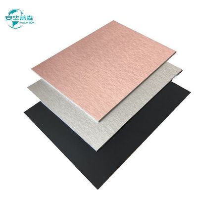 2440mm Fire Rated Aluminium Composite Panel Aluminium Insulated Sandwich Panels ISO9001