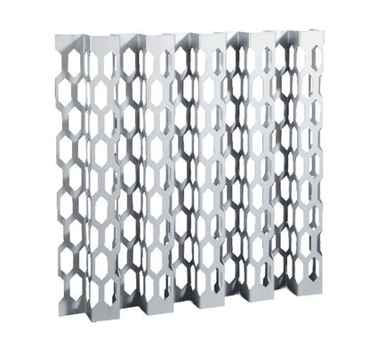 Board Close Packed Fecades Composite Hollow Art Building Materials Flat Seam Ceramic Hyperbolic Curtain Wall Aluminum
