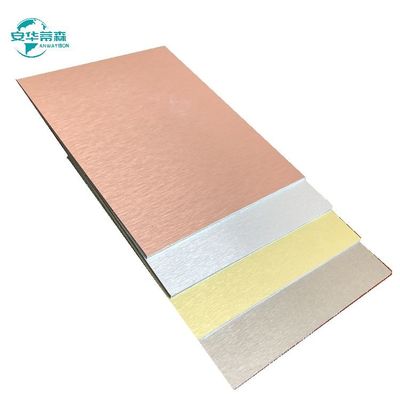 5mm B1 Brushed ACP Fireproof External Cladding For Exterior Wall Cladding