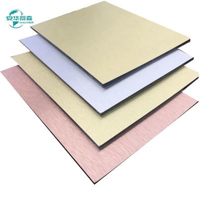 Pe Core Brushed ACP Aluminium Composite Panel with Mirror Effect and Fireproof ...
